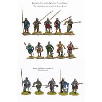 Perry miniatures agincourt french infantry 1415 qdq